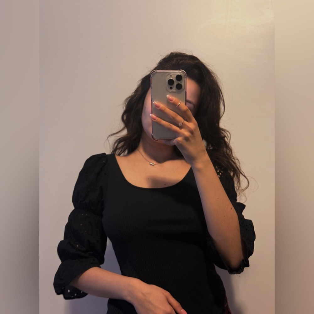Vintage black blouse